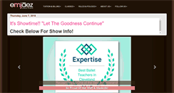 Desktop Screenshot of emjaezdance.com